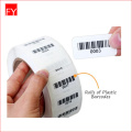 Custom barcode label high quality clothes barcode label